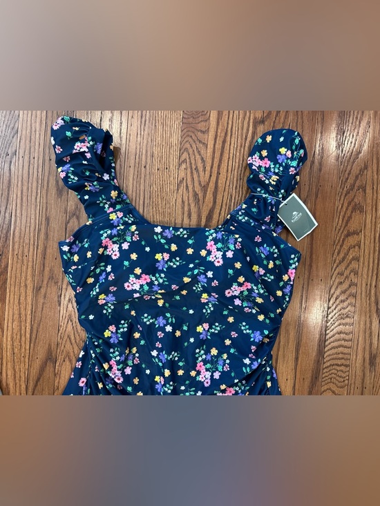 Eomenie Floral Square-Neck One-Piece Swimsuit - XXL - Picture 4 of 9